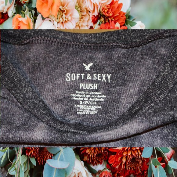 American Eagle Soft & Sexy Plush Purple Tie-Dye Sweater – Size S - Picture 2 of 3